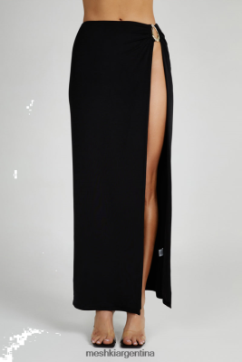 Meshki Argentina | Meshki falda larga suri ceñida con herrajes 06482X1256 negro