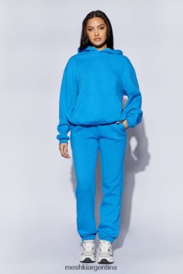 Meshki Argentina | Meshki joggers con espalda polar y relieve Emery 06482X1604 azul