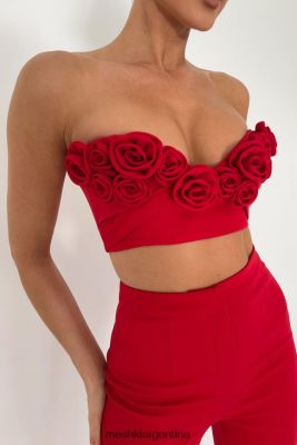 Meshki Argentina | Meshki top corto paloma rosa 06482X816 rojo