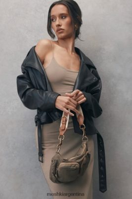 Meshki Ropa | Meshki chaqueta kirby de piel sintética 06482X1633 negro