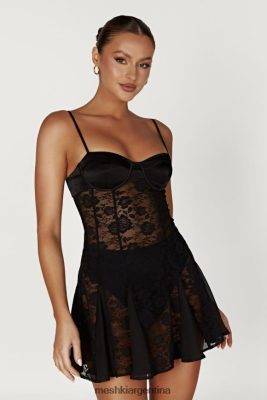 Meshki Ropa | Meshki minivestido lolita de encaje 06482X411 negro